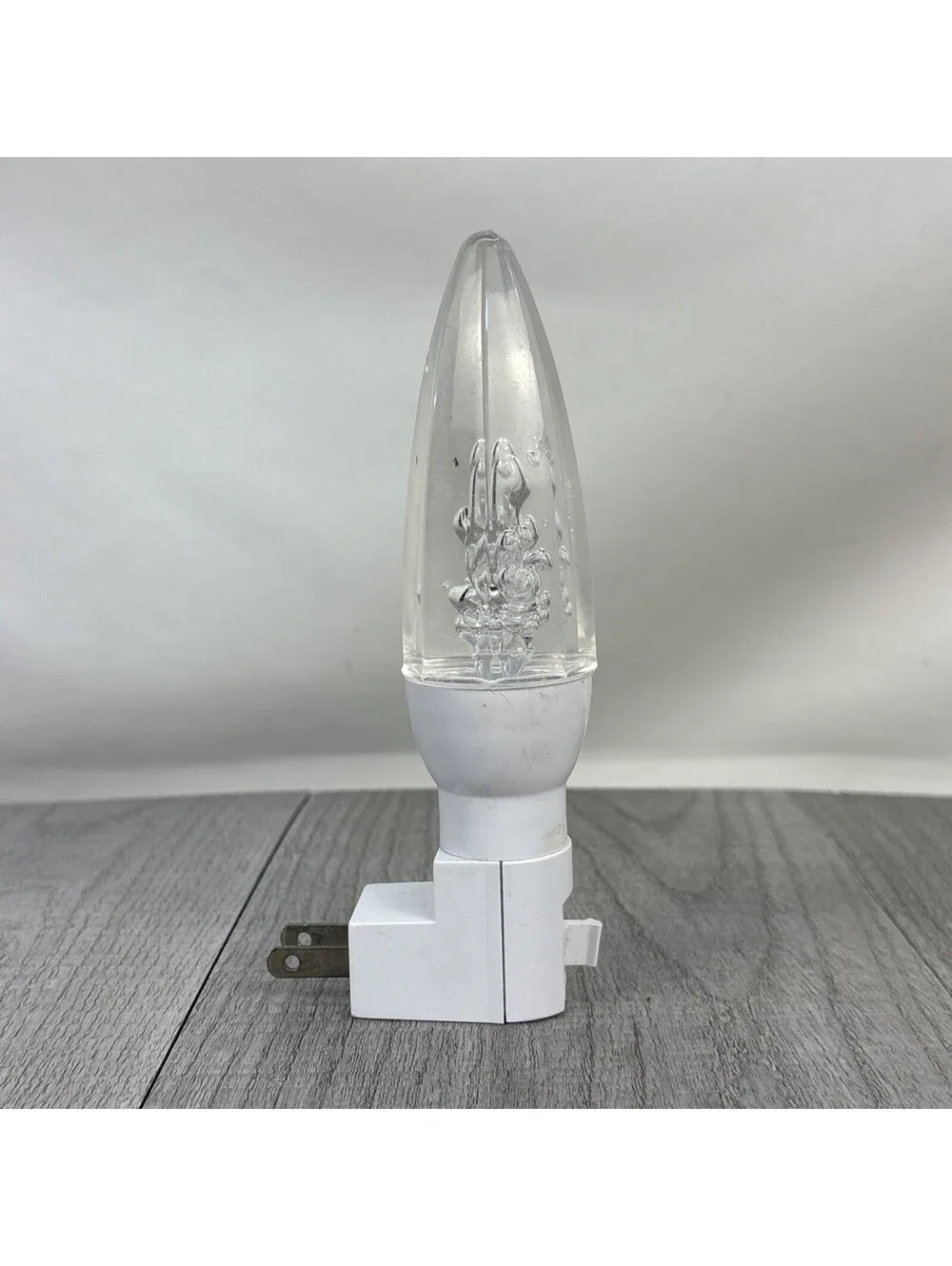Color Changing LED Bubble Candle Plug-In Night Light Model FH-2L(2)